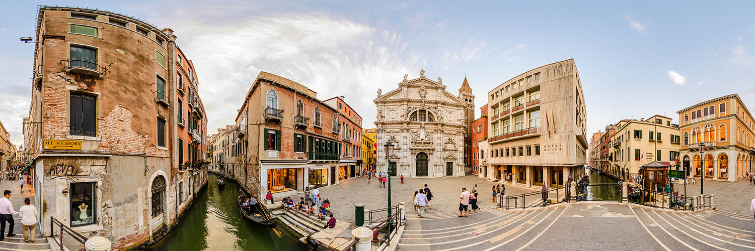 360-Venedig - Campo San Moisè - Aktiv-Panorama